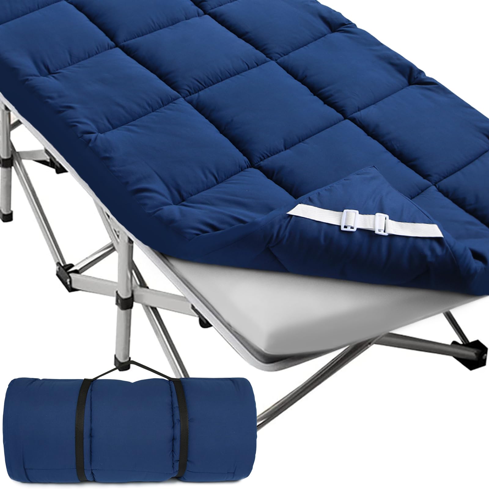 SPRINGSPIRIT cot pad corner attachments illustrate non-slip design