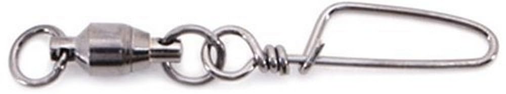 SPRO ball bearing swivel coast lock with two welded rings offers smooth rotation for trolling setups.