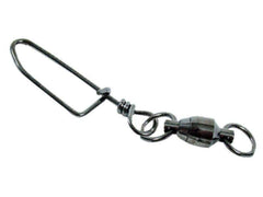 Spro ball bearing swivel with Coast Lock in black size 6, reducing line twist during casts