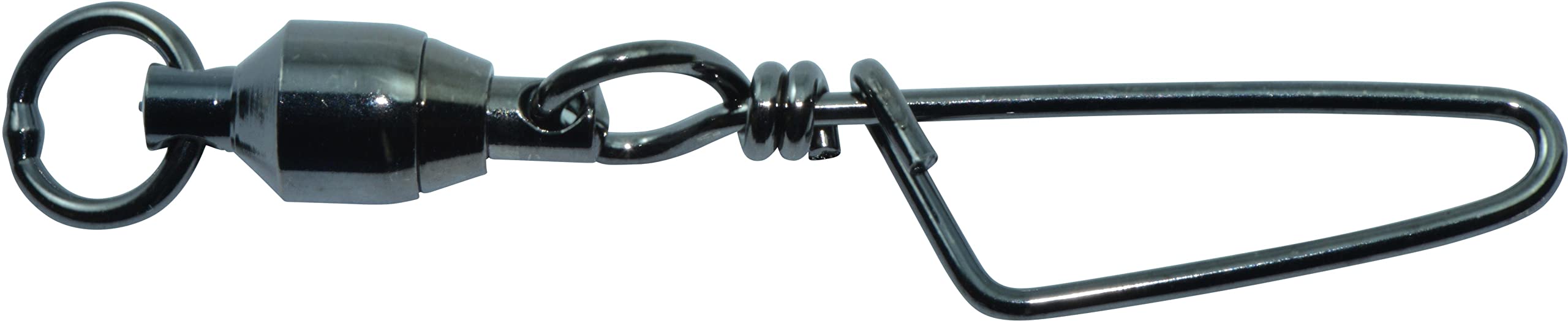 Spro Coast Lock swivel in black provides secure lure holds for quick rig swaps.