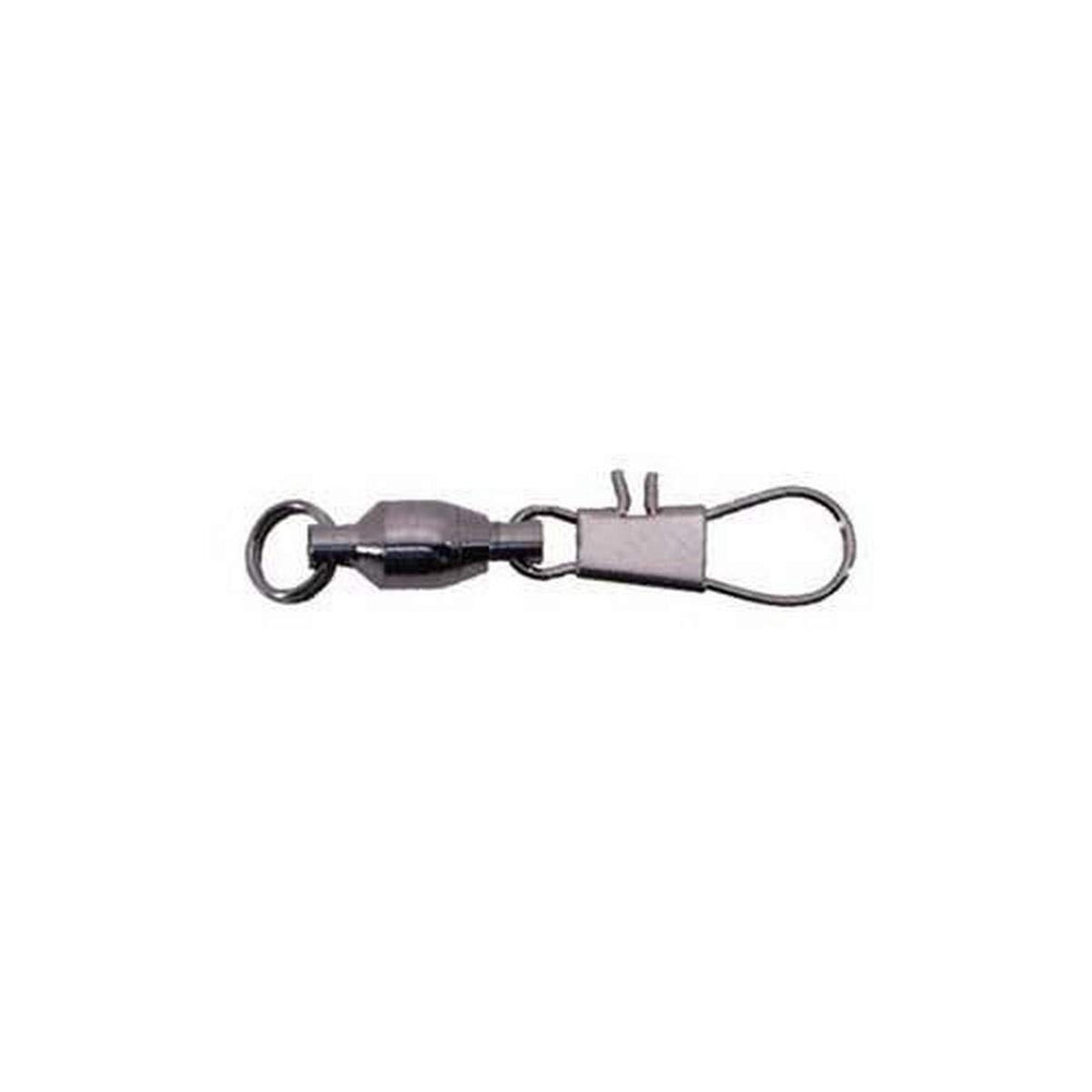 Spro ball bearing swivel with interlock in black size 1 reduces line twist