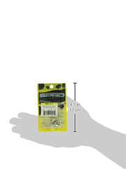 Spro ball bearing swivel with nickel snap, closeup finish, durable gear for reliable lure connections.