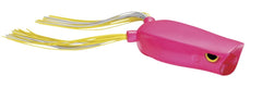 Spro Bronzeye Pop 60 Flamingo lure in action delivering topwater pop.