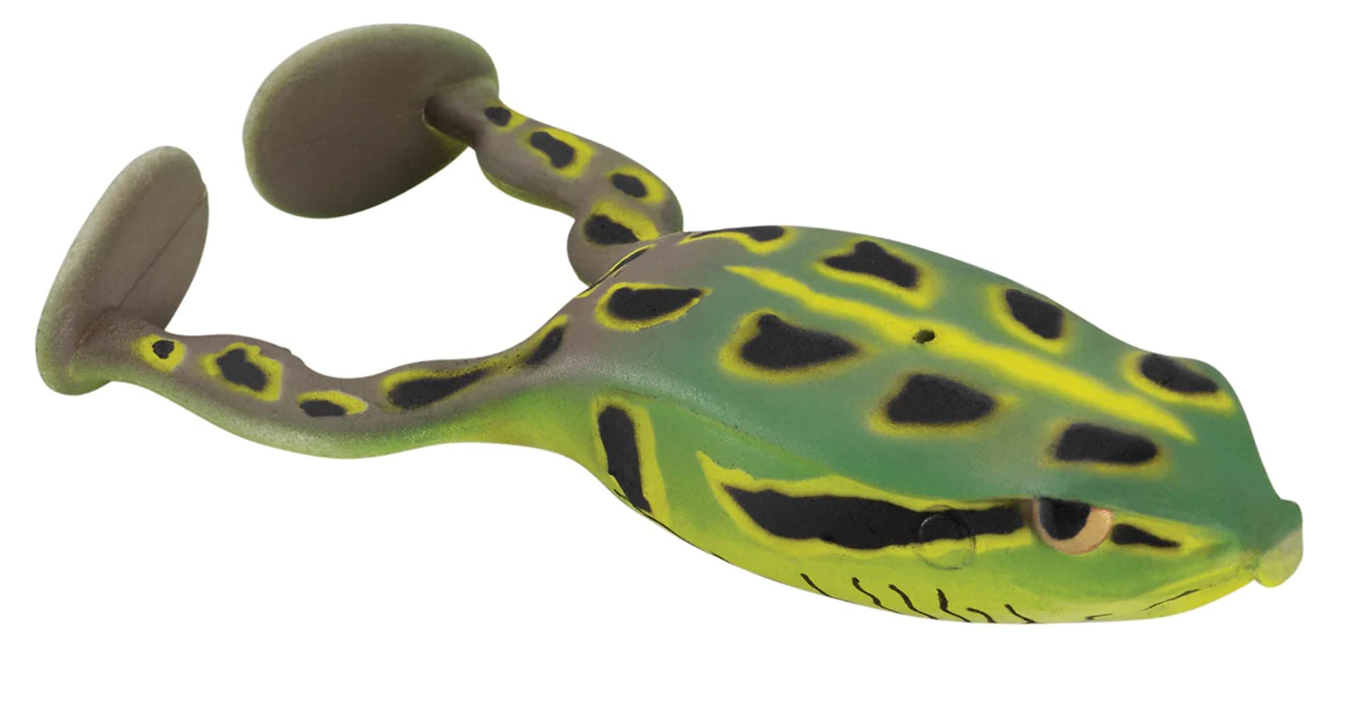 Spro Flappin Frog 65 natural green lure ready for bass topwater strikes