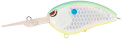 Spro Little John Baby DD Citrus Shad dives to 12 ft for deep-water bass cranking.