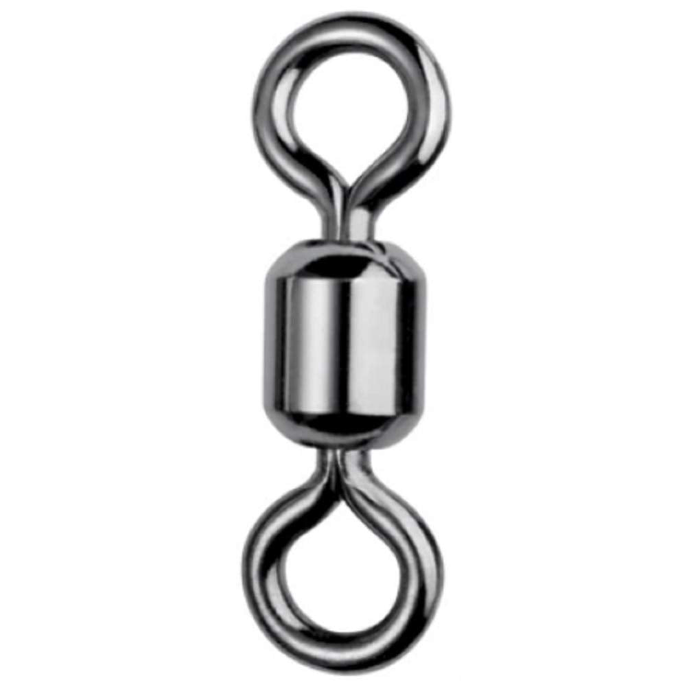 Spro Power Swivel in black, 130-pound capacity, reduces line twist for trolling and casting.