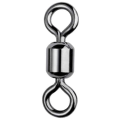 Spro Power Swivel in black, 130-pound capacity, reduces line twist for trolling and casting.
