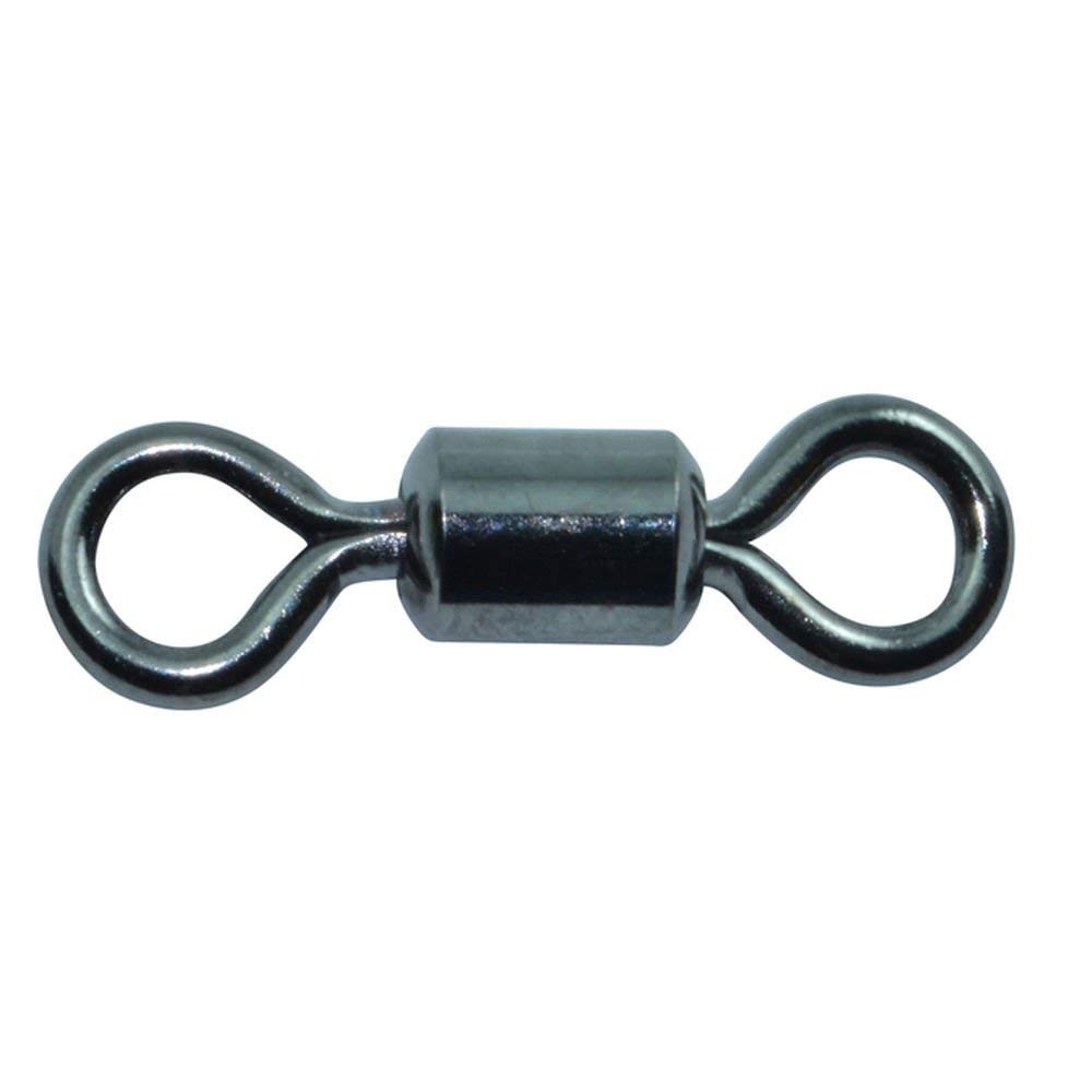 Spro Power Swivel Pack 10 black size 2 reduces line twist during trolling.
