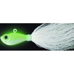 SPRO SBTJGL-8 bucktail jig glow 8 oz for saltwater casting and trolling