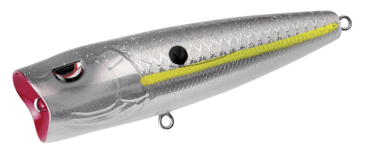 SPRO SEPP80HMS E Pop 80 lure profile highlighting bold color and action.