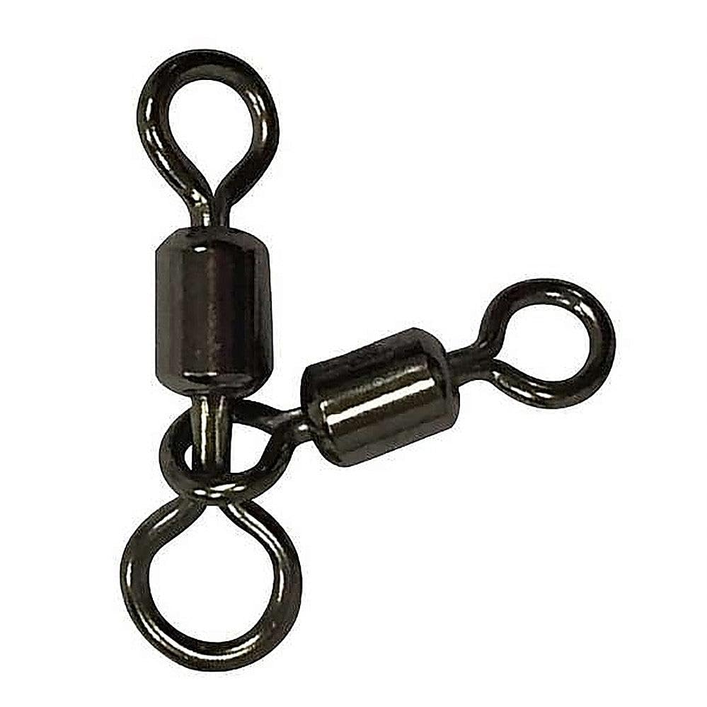 Spro SPSCB-05-6 Power Swivels Combo in black, 80lb, reduces line twist for cleaner rig action