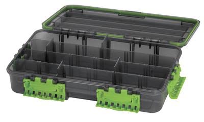 Spro STB3700M tackle-storage box in black and green for organized gear on the water