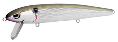 Spro Zero Minnow 130 Chrome Olive close-up highlights rattle for audible attraction.
