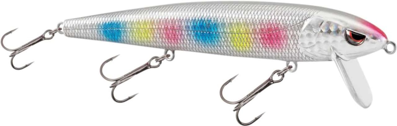 Spro Zero Minnow 130 Cotton Candy wake bait showing its lure profile and bright color for bass attraction