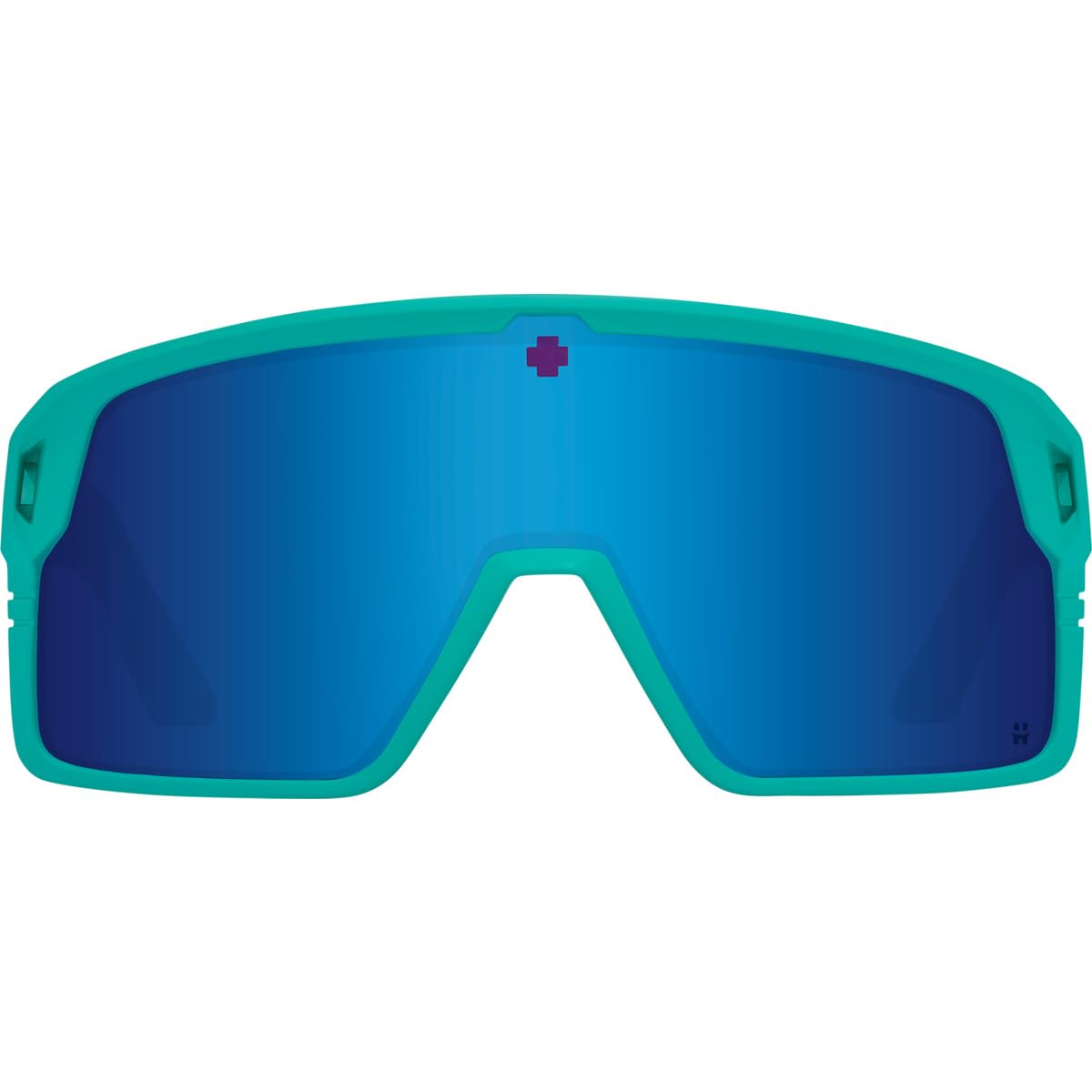 Spy Optic Monolith soft rubber nose pads ensure secure, comfortable fit.
