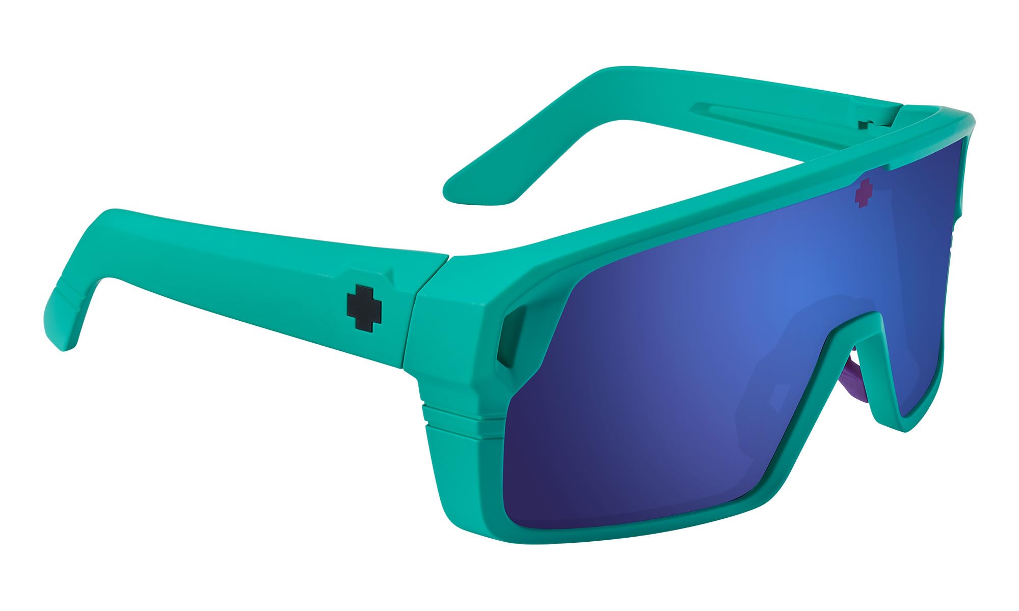 Spy Optic Monolith scoop ventilation opening helps prevent fog for clear sight.