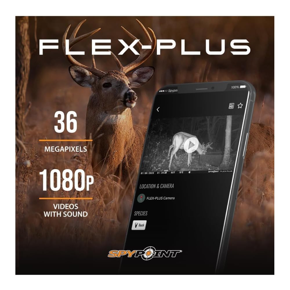 SPYPOINT FLEX-PLUS GPS maps for location aware planning during hunts