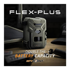 SPYPOINT FLEX-PLUS setup image highlighting activation and test photo