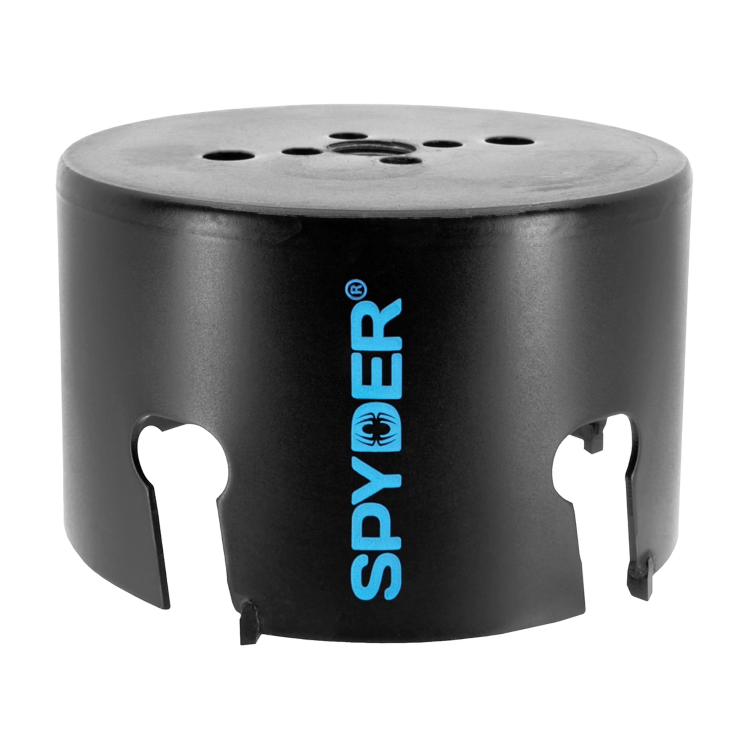Spyder 4-1/2-inch hole saw kit shows versatile cutting options.