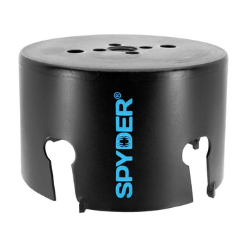 Spyder 4-1/2-inch hole saw kit shows versatile cutting options.