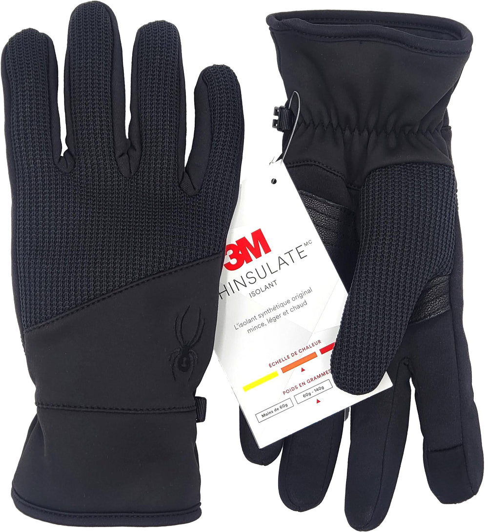 Spyder men's core conduct gloves with 3M Thinsulate warmth for outdoor use