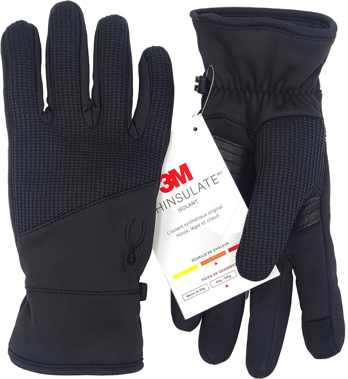 Spyder men's core conduct gloves with 3M Thinsulate warmth for outdoor use