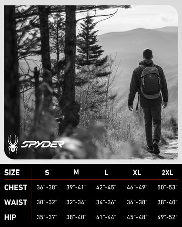 Spyder mens winter coat parka travel-ready design saves suitcase space on trips.