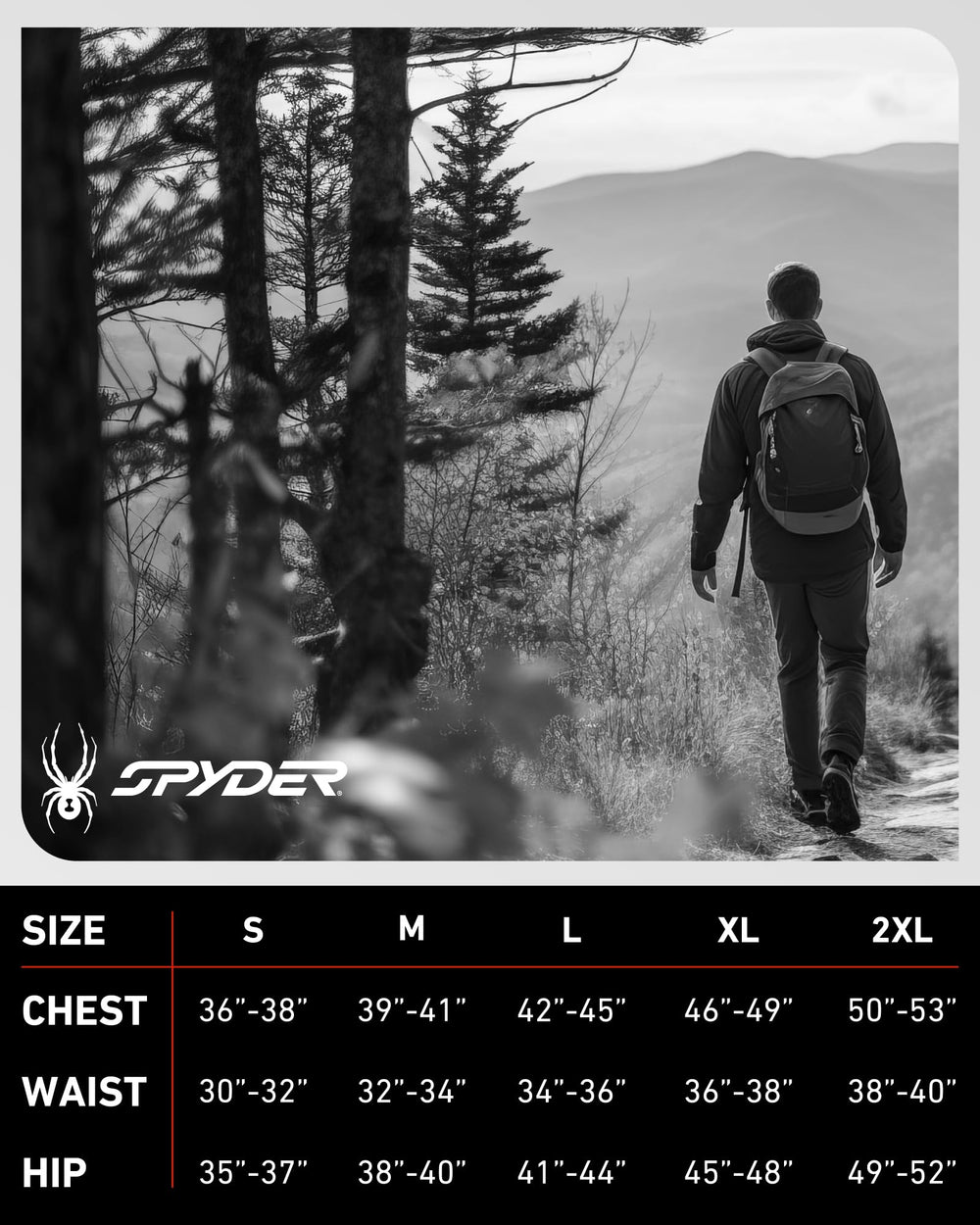 Spyder mens winter coat parka travel-ready design saves suitcase space on trips.