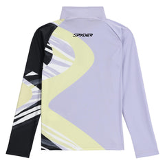 Spyder Surface half zip T-Neck jacket close-up showing fleece texture for comfort.
