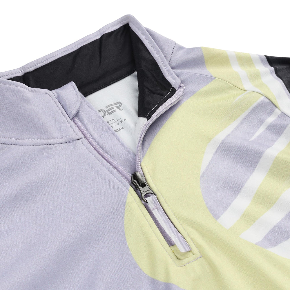 Spyder Surface half zip T-Neck jacket worn on the slope, suitable for cold-weather layering.