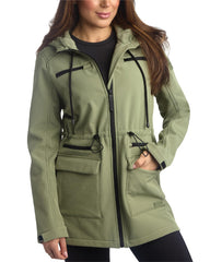 Spyder women's softshell jacket fleece-lined interior for warm, cozy layering on cool days