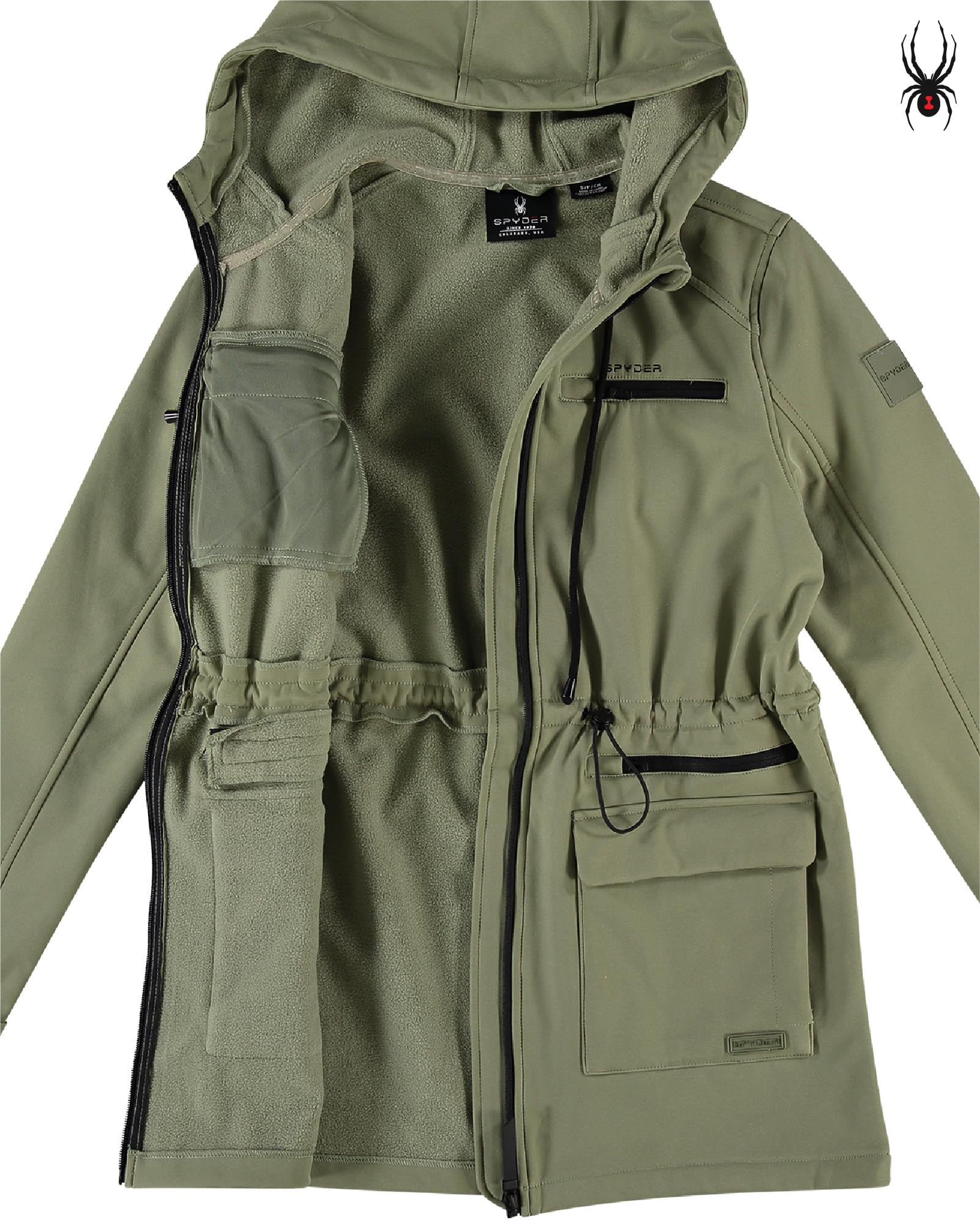 Spyder wind-resistant design helps you stay comfortable during breezy commutes.
