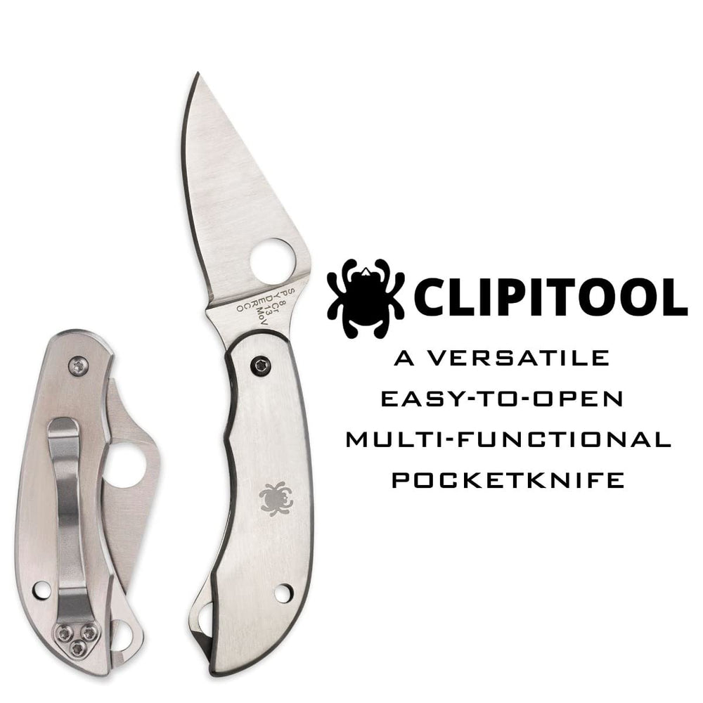 Spyderco ClipiTool bottle opener and flat-blade screwdriver in use