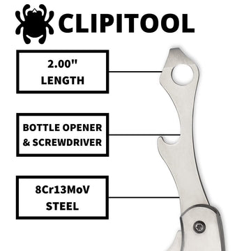 Spyderco ClipiTool closed length compact for pocket carry