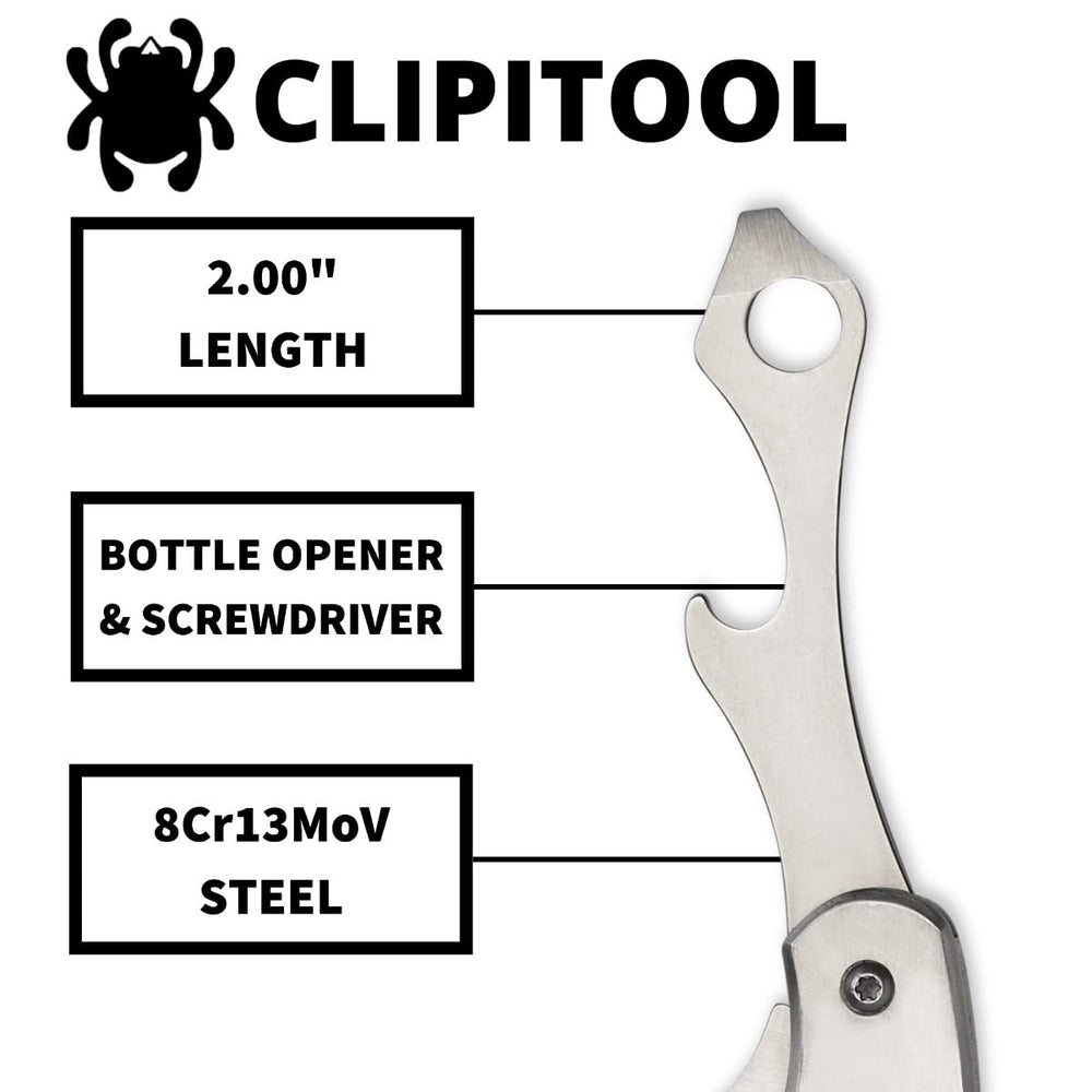 Spyderco ClipiTool closed length compact for pocket carry