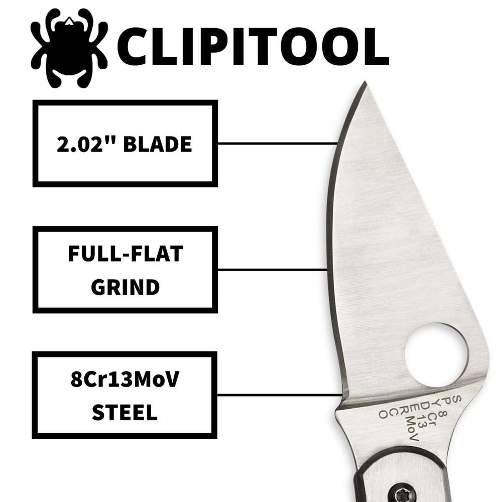 Spyderco ClipiTool slip joint mechanism in action