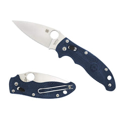 Spyderco Manix 2 ergonomic handle shown for secure grip during use.
