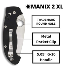 Reversible wire clip supports ambidextrous carry for left or right-handed users.