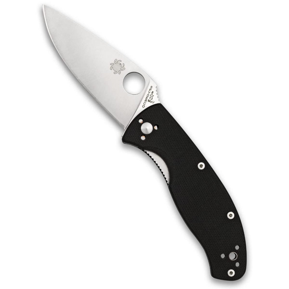 Spyderco Tenacious folding knife with G-10 handle shown closed
