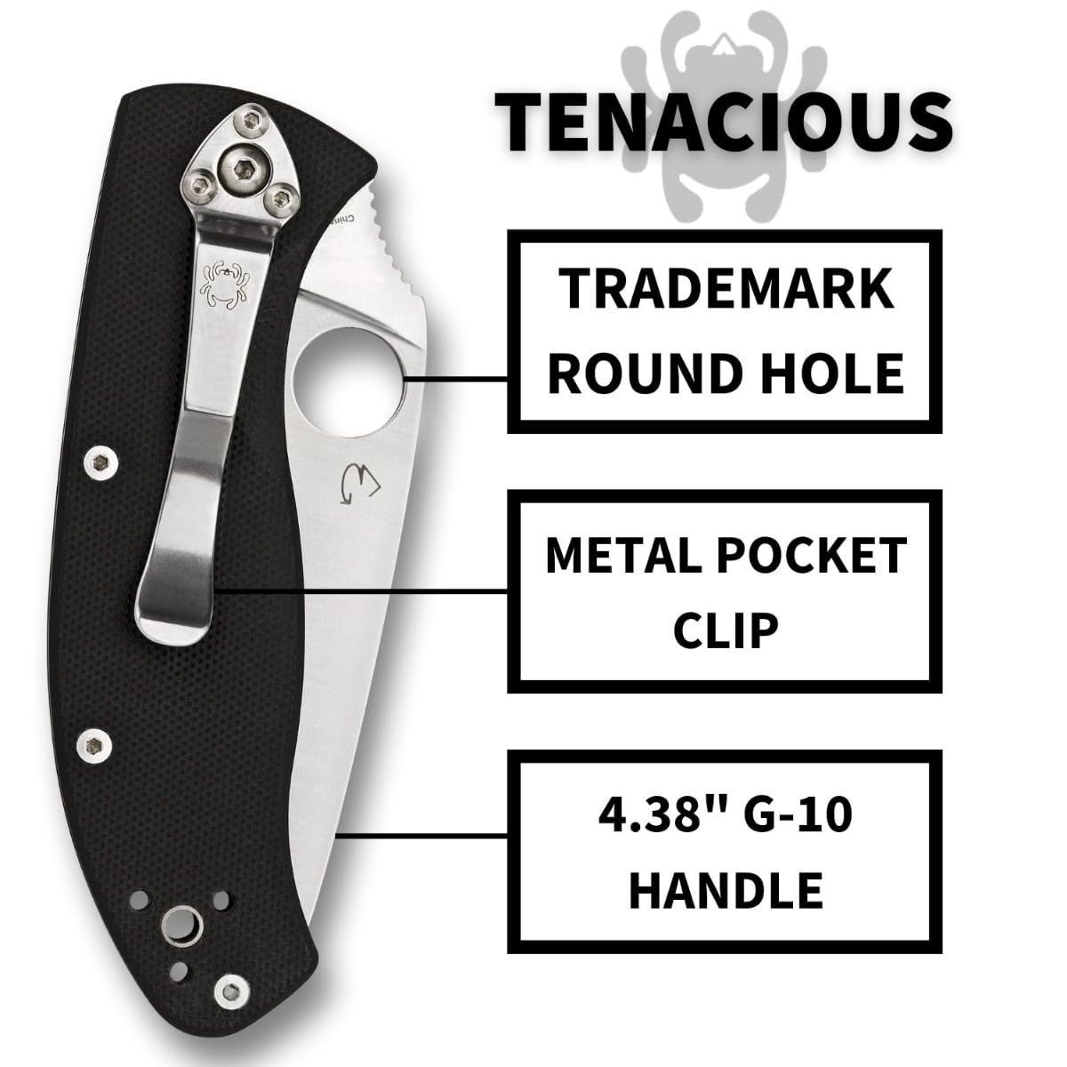 PlainEdge blade on Spyderco Tenacious