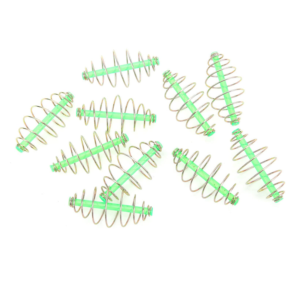 Optimized for fish attraction with spring coil system