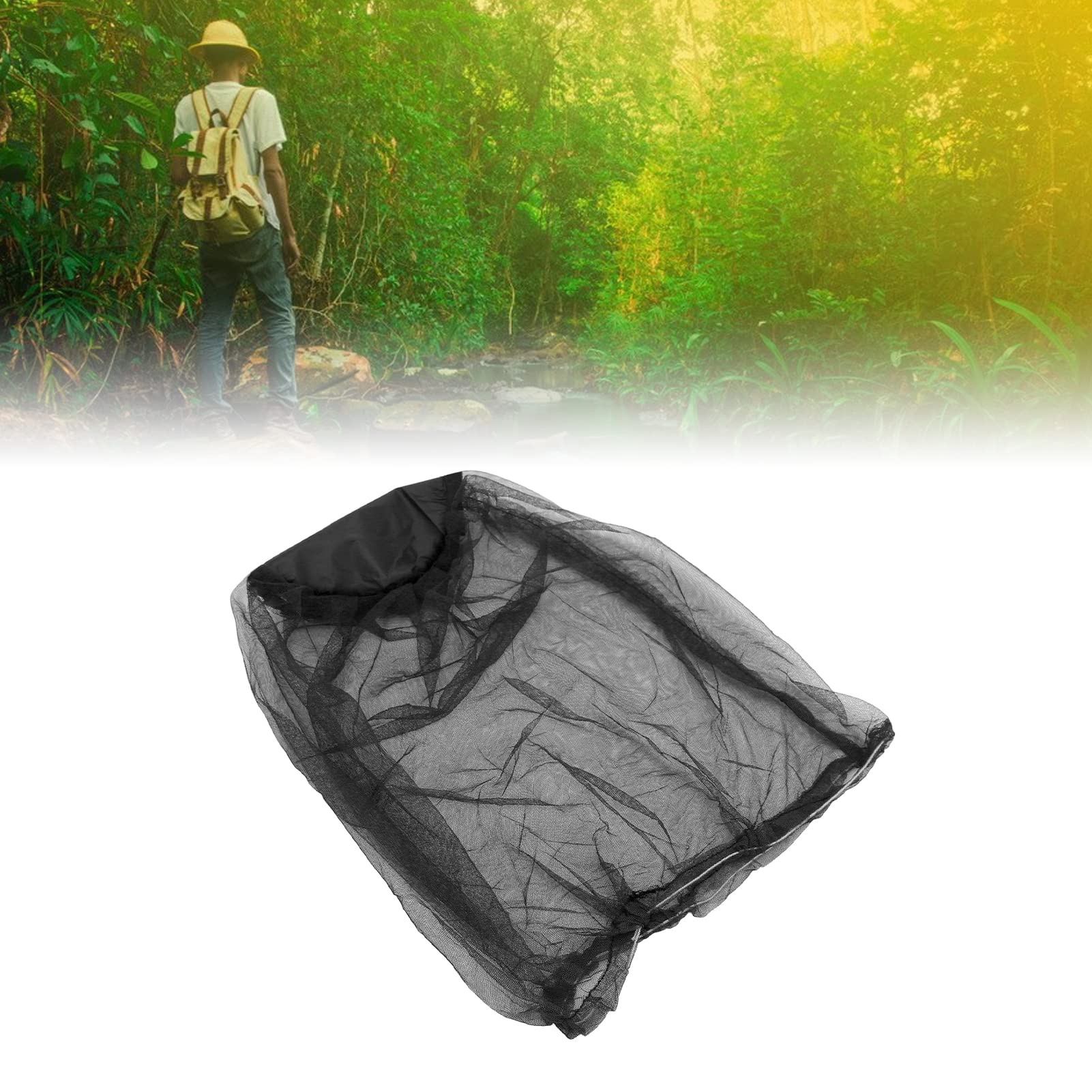 SPYMINNPOO mesh net blocks flying insects while breathing easy.