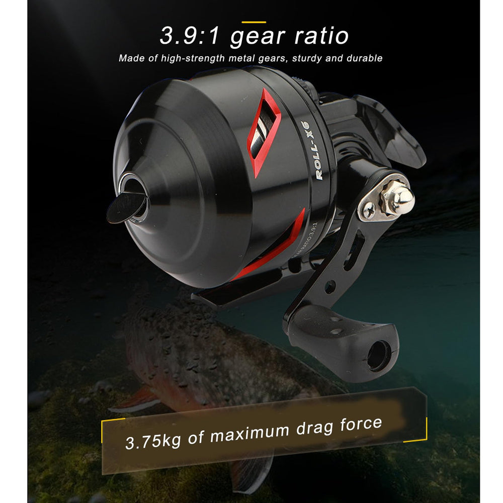 SPYMINNPOO red metal finish provides bold visibility on the water.