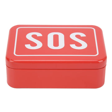 SPYMINNPOO Survival Kit Container bright red visibility in low light