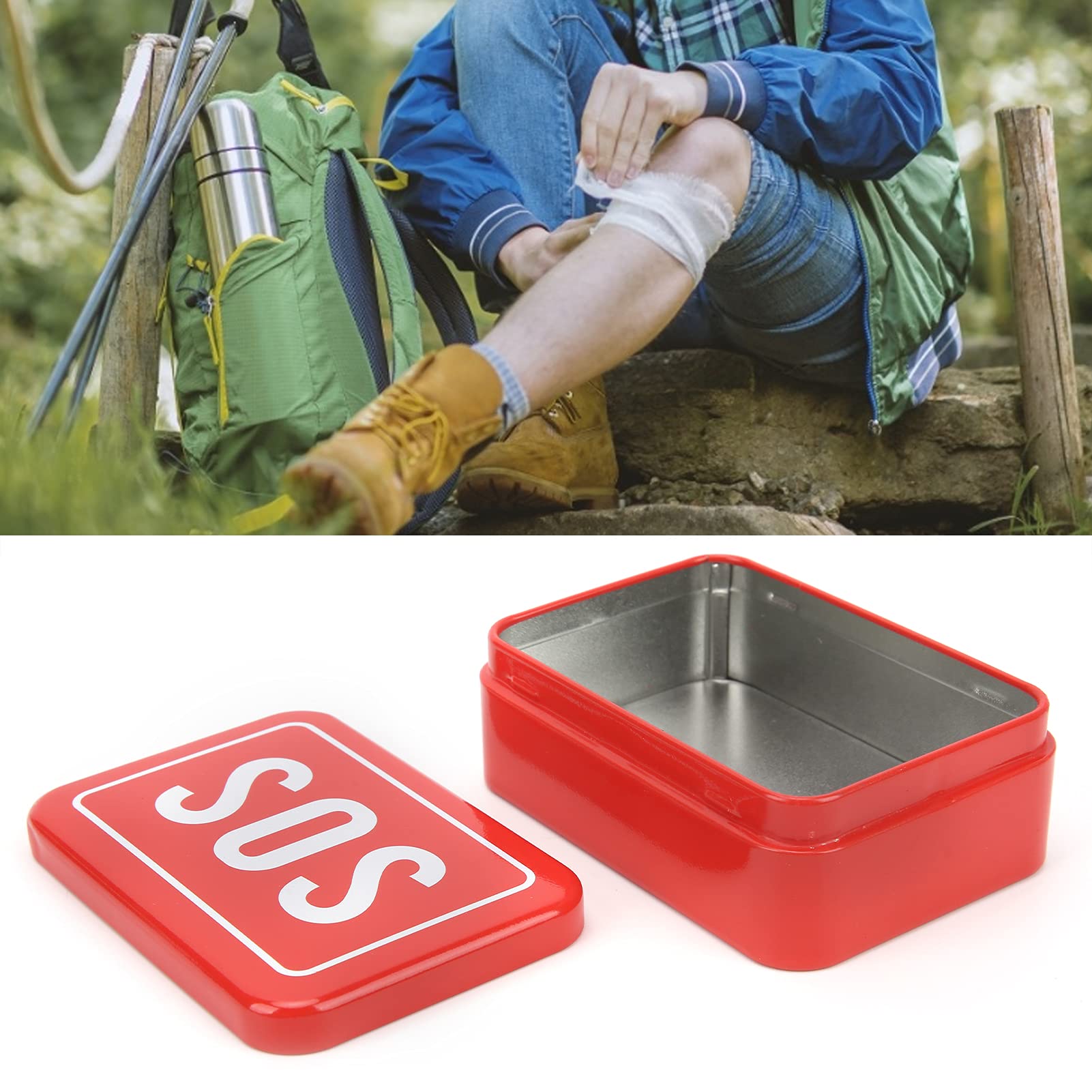 SPYMINNPOO Survival Kit Container compact size fits small bags