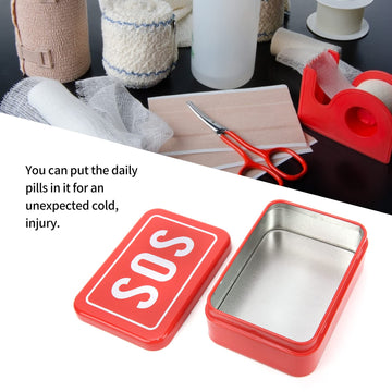 SPYMINNPOO Survival Kit Container open lid for quick access to supplies