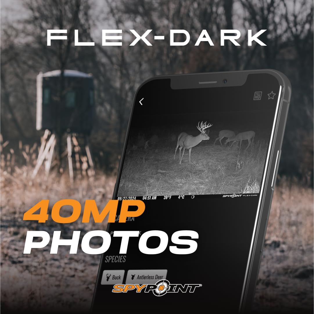 SPYPOINT Flex-Dark 1080p video with sound adding context to sightings
