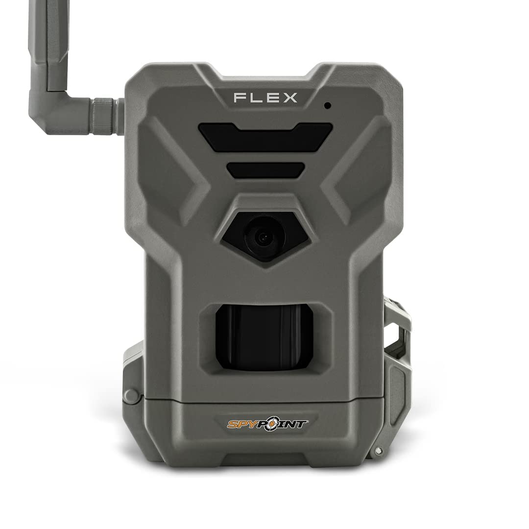 SPYPOINT Flex front view ready for field setup and reliable scouting
