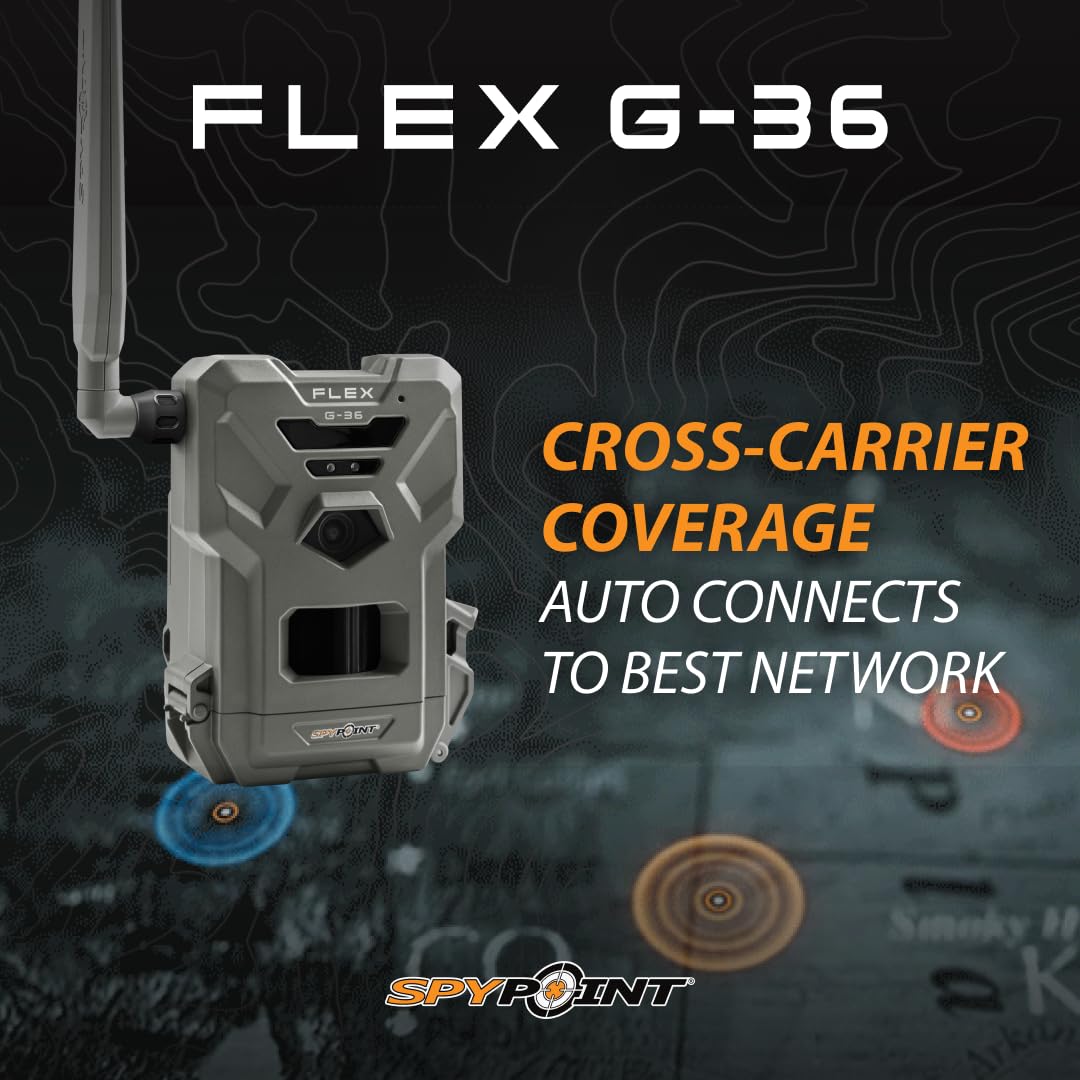 SPYPOINT Flex G-36 dual-SIM LTE provides flexible connectivity wherever you hunt