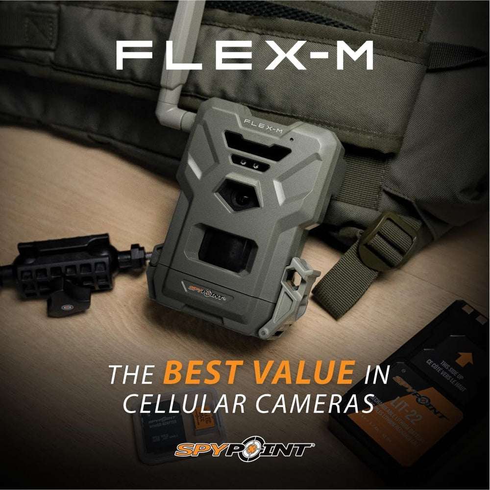SPYPOINT Flex-M app photo transmission lets you view images on the go.